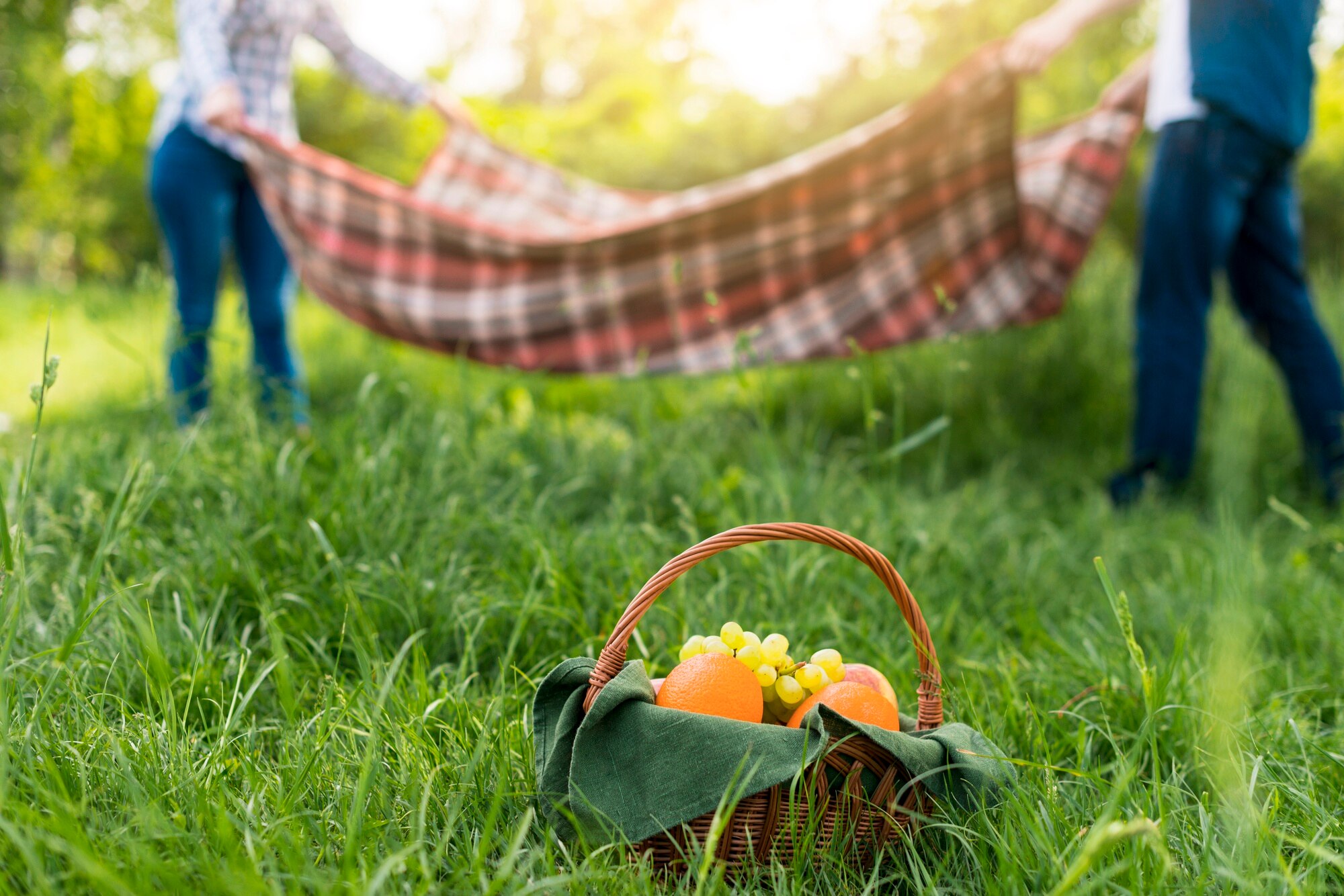 pareja haciendo picnic romantico 23 2148179181